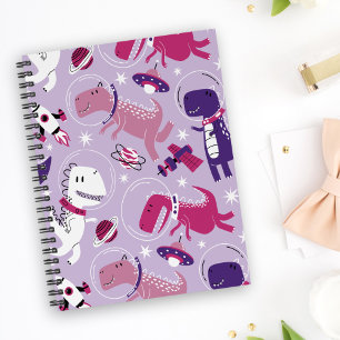 Space Dinosaurs, Cute Dinosaurs, Stars, Space Ship Notebook