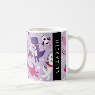 Space Dinosaurs, Cute Dinosaurs, Stars, Your Name Coffee Mug