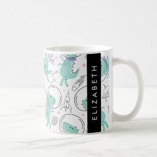 Space Dinosaurs, Cute Dinosaurs, Stars, Your Name Coffee Mug