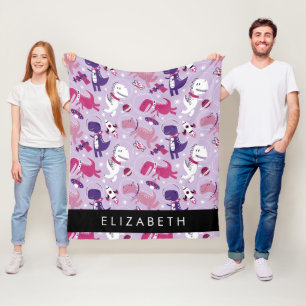 Space Dinosaurs, Cute Dinosaurs, Stars, Your Name Fleece Blanket