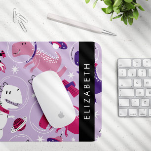 Space Dinosaurs, Cute Dinosaurs, Stars, Your Name Mouse Pad