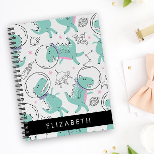Space Dinosaurs, Cute Dinosaurs, Stars, Your Name Notebook