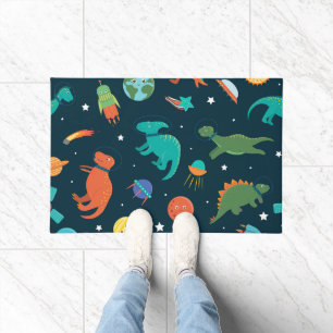 Space Dinosaurs Doormat