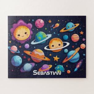 Space Discovery Personalized Jigsaw Puzzle