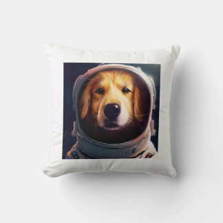 Space dog cushion