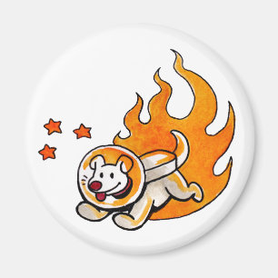 Space Dog Magnet