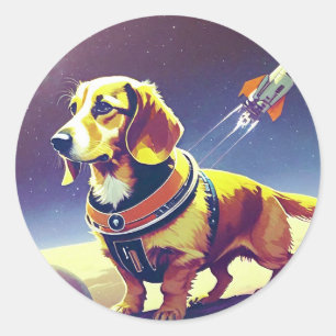 Space Dog Sticker