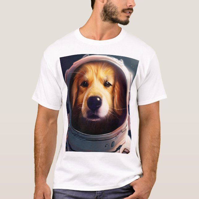 Space Dog T-Shirt (Front)