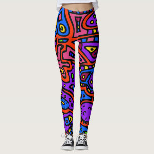 Space Doodle #3 Leggings