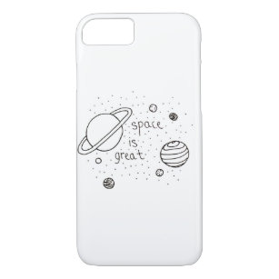Space doodle iPhone 8/7 case