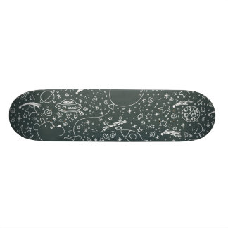Space doodle skateboard