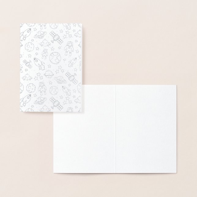 Space Doodles Foil Card (Display)