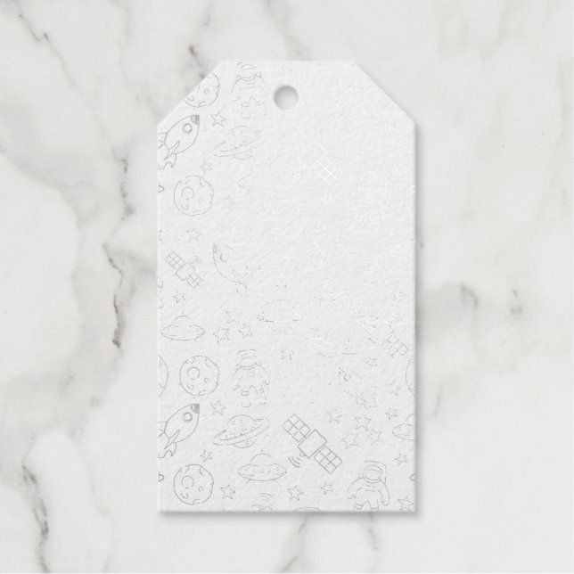 Space Doodles Gift Tags (Front)