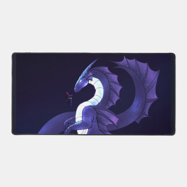 Space Dragon Draco Desk Mat (Front)