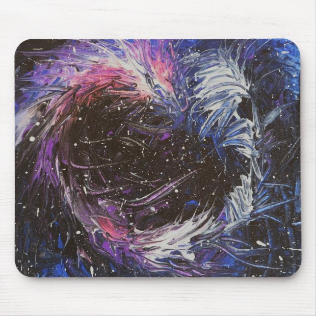 Space Dragon Mouse Pad (Front)