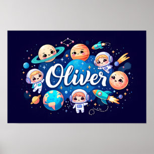 Space Dreams Oliver Wall Art