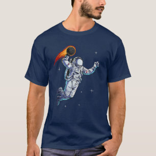 Space Dunk Astronaut Space Travel Spaceman's Trip T-Shirt