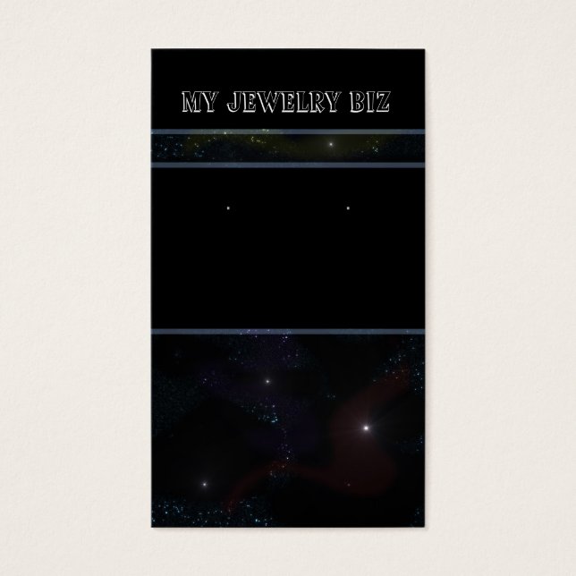 Space Earring Cards (Front)