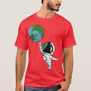 Space Earth Astronaut T-Shirt