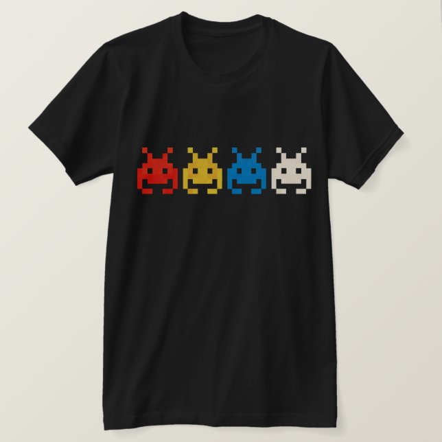 Space Enemies T-Shirt (Design Front)