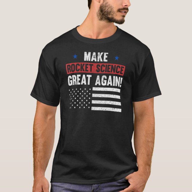 Space Engineering Aerospace Rocket Science T-Shirt (Front)