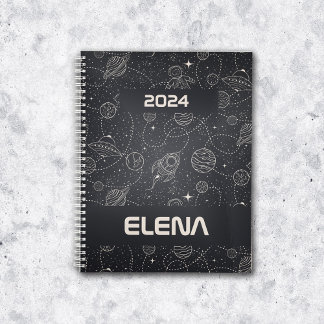 Space Exploration Galaxy Universe Star Personalise Planner