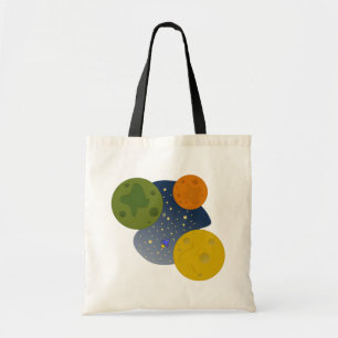 Space exploration tote bag