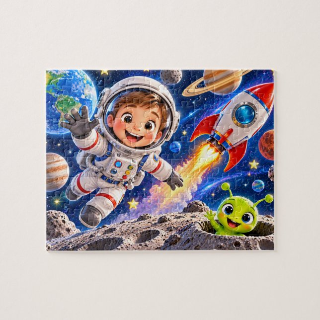 Space Explorer Adventure Jigsaw Puzzle (Horizontal)