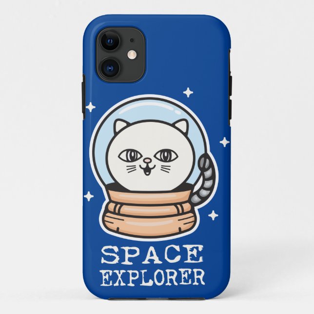 Space Explorer Cat Case-Mate iPhone Case (Back)