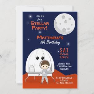 Space Explorer Invitation