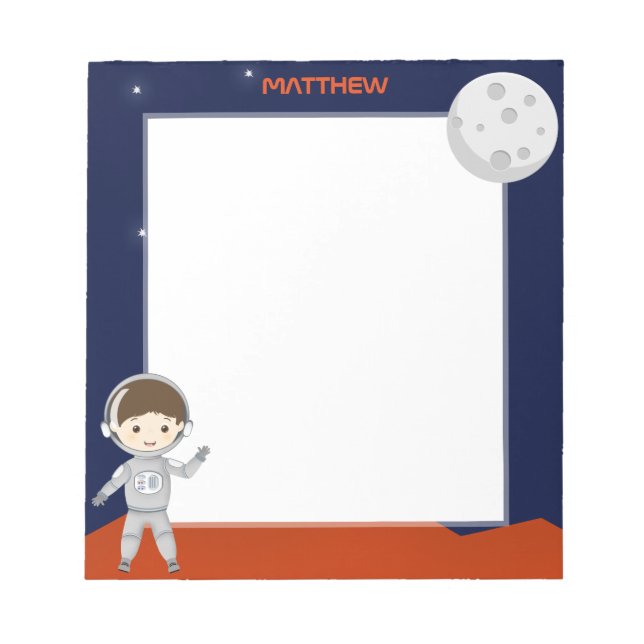 Space Explorer Notepad (Front)
