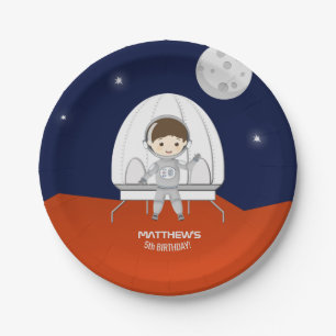 Space Explorer Paper Plate