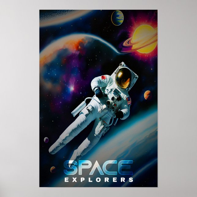 Space Explorers Poster (Front)