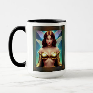 Space Fairy Of The Golden Age by Xzendor7 Mug