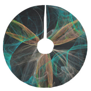 Space Fantasy Brushed Polyester Tree Skirt