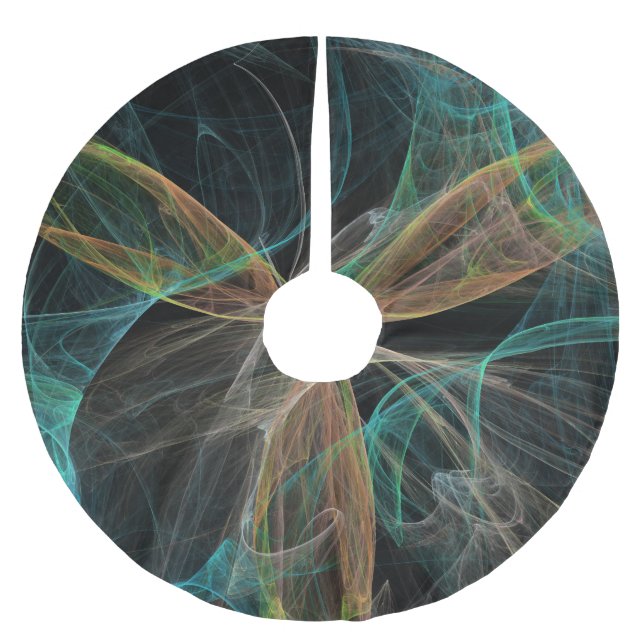 Space Fantasy Brushed Polyester Tree Skirt (Front)