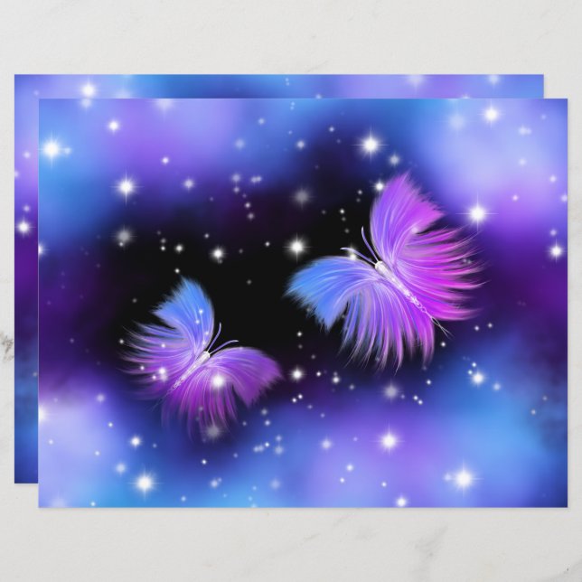 Space Fantasy Butterflies Cosmic (Front/Back)