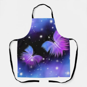 Space Fantasy Butterflies Cosmic Apron