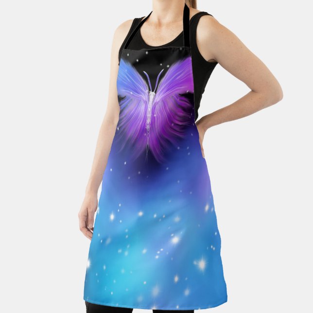 Space Fantasy Butterfly Cosmic Apron (Insitu)
