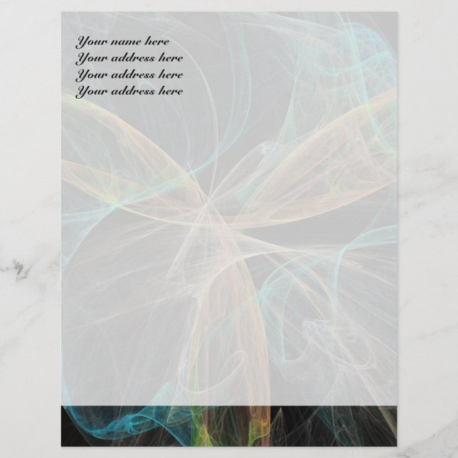 Space Fantasy Custom Letterhead (Front)