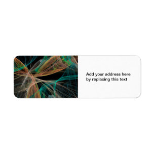Space Fantasy Return Address Label