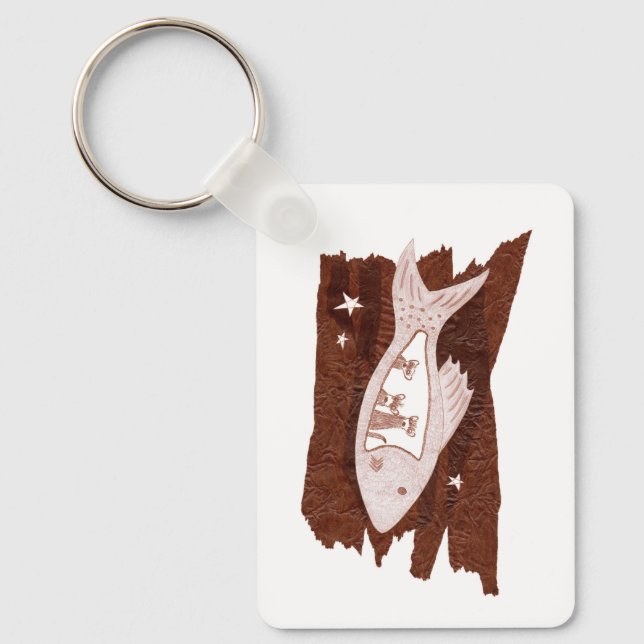 Space Ferrets Keychain (Front)