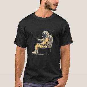 Space Fisher with a Cosmic Catch for Astronauts T-Shirt