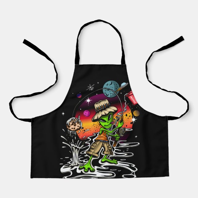 Space Fisherman Apron (Front)