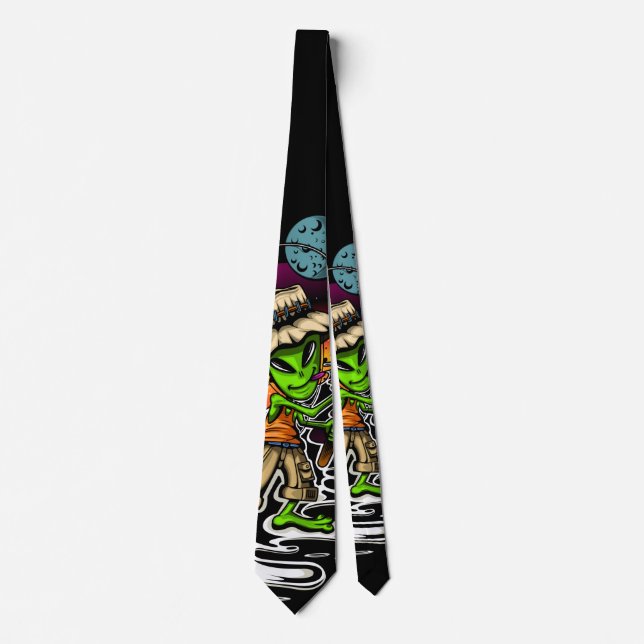 Space Fisherman Tie (Front)