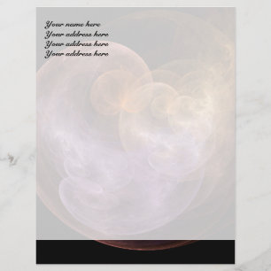 Space Flowers Customised Letterhead