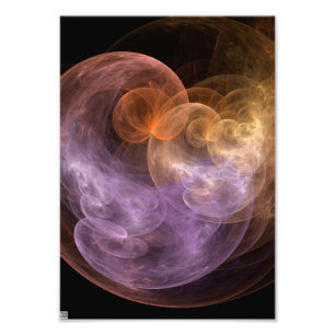 Space Flowers Photo Print