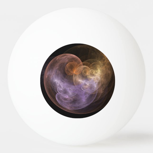 Space Flowers Ping Pong Ball (Front)