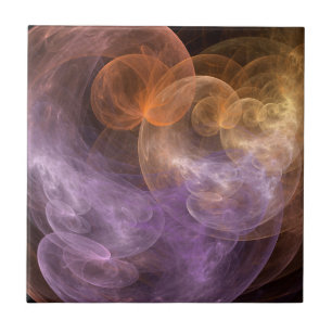Space Flowers Tile