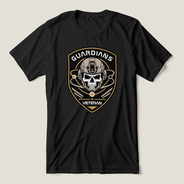Space Force Guardians Veteran Tri-Blend Shirt (Design Front)